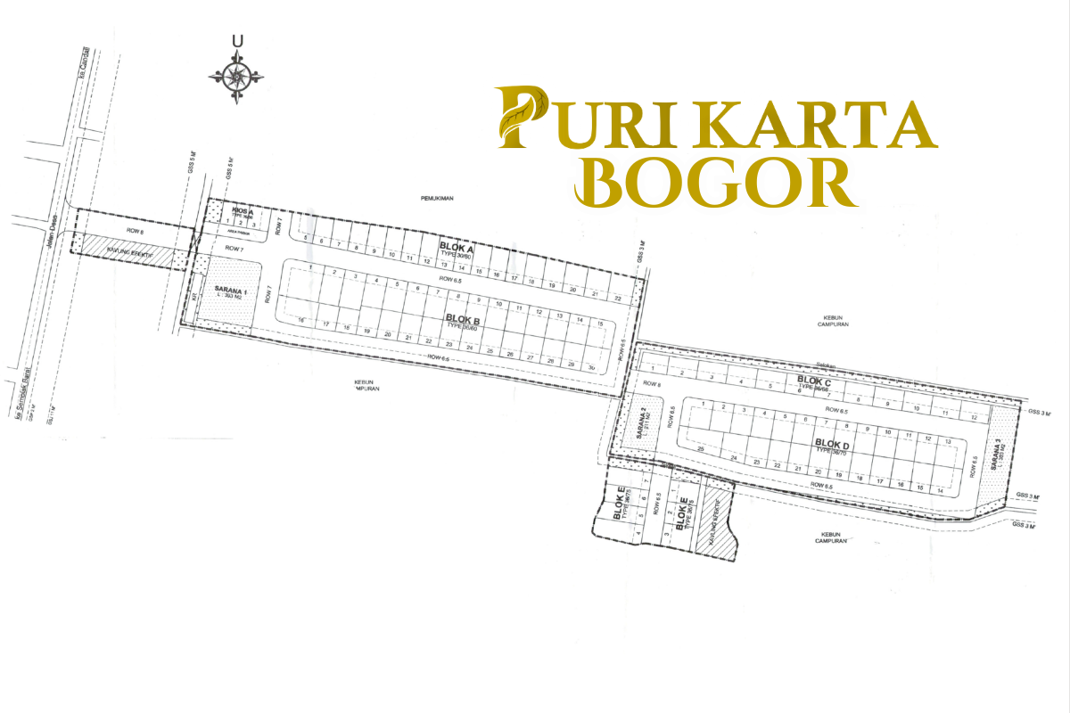 puri karta bogor Siteplan 1